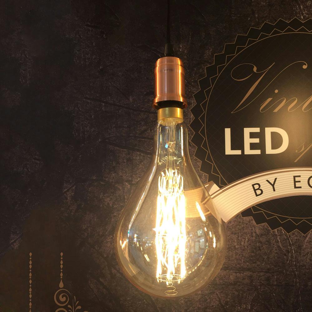 E27 XXL vintage LED 40cm vela regulable 806lm extra warmweiss lámparas LED